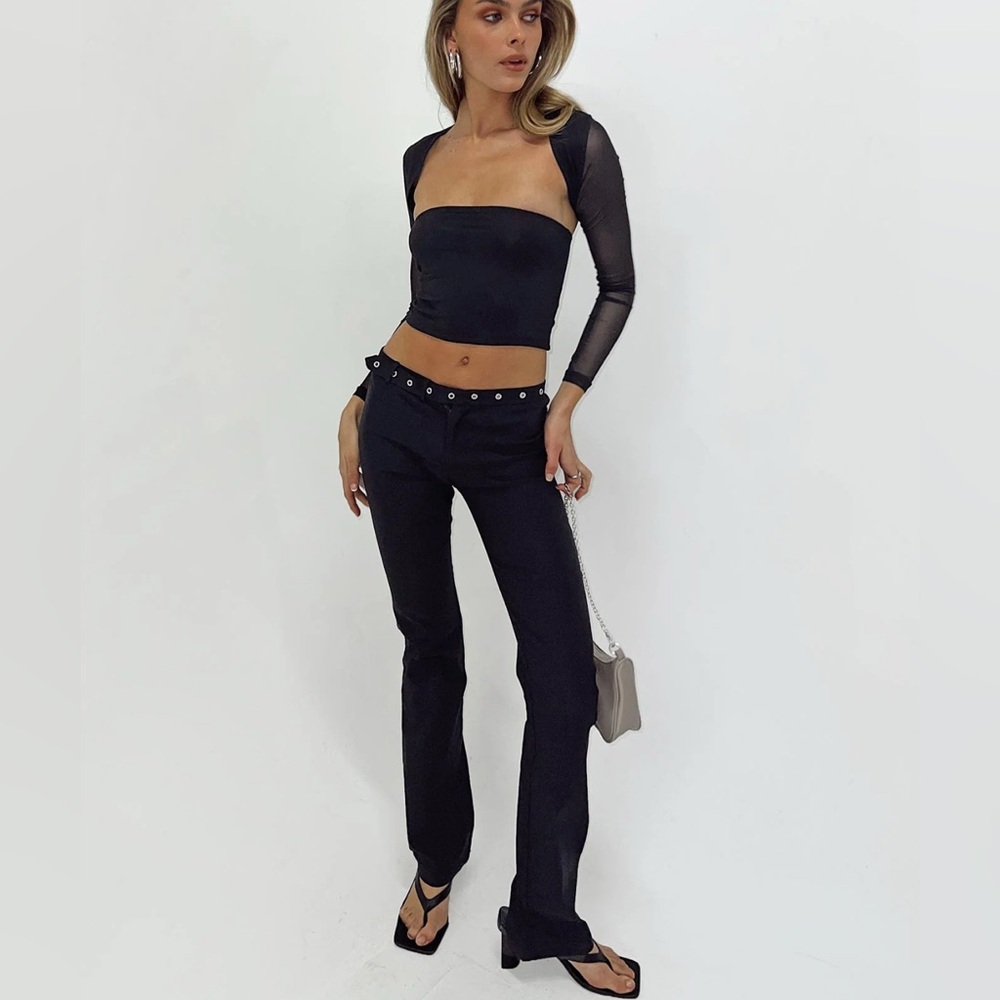 Women's Black Straight Leg Pants